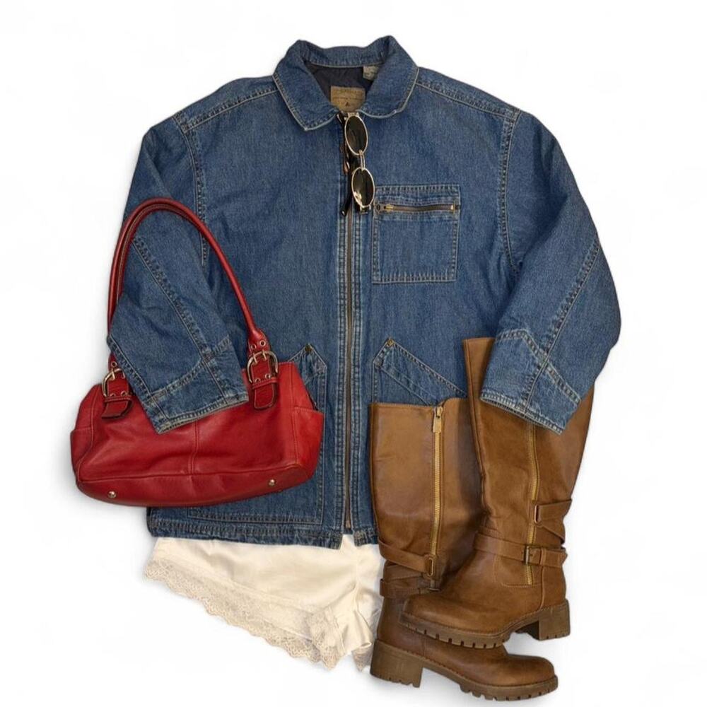 Vintage Vtg 90s chore barn jacket Cottagecore western cowgirl